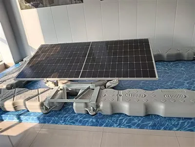 Ferme solaire offshore en mer
