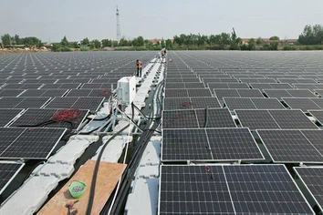 Projet flottant solaire